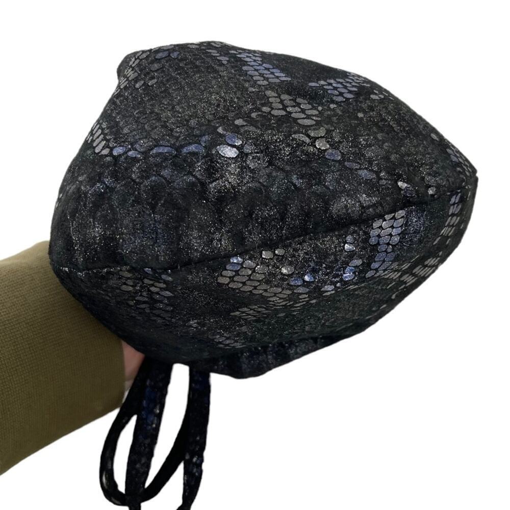 Luis Alexander Python Fortune Cookie Leather Blac… - image 7